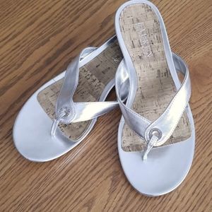 LAUREN Silver Sandals